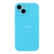 Чохол Silicone Case Full Size with Frame для iPhone 15 16.Blue - изображение 1