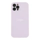 Чохол Silicone Case Full Size with Frame для iPhone 12 Pro Max 83.Lilac Purple - изображение 1