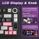 Игровая механическая клавиатура AULA S75 Pro Black-Pink, 75%, RGB, USB‑C/2.4 GHz/Bluetooth, Hot‑Swap, Gasket‑Mount - изображение 4