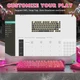 Механическая проводная клавиатура Attack Shark R82 HE Pink Contours 75 RGB USB C Magnetic Hall Effect 8000 Hz Hot Swap PBT Double Shot - изображение 7