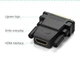 Кабель UGREEN 20124 DVI 24+1 Male to HDMI Female Adapter (Black) - зображення 5