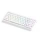 Ігрова дротова клавіатура Akko TAC75 HE WHITE 75 RGB, USB‑C, Hall Effect, PBT кейкапи, Rapid Trigger - зображення 6
