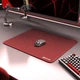 Игровая поверхность Attack Shark CM02 Red, большой формат 450×400 мм, ткань/резиновая основа, 4 мм - изображение 7