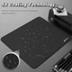 Ігрова поверхня Attack Shark CM02 Black, великий формат 450×400 мм, тканина/гумова основа, 4 мм - зображення 4
