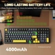 Игровая механическая клавиатура Attack Shark X98 Black, 102 клавиши, RGB, USB‑C/2.4 GHz/Bluetooth, Hot‑Swap, Blueberry Switch, Gasket‑Mount - изображение 6