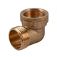 Кутник 1″ВЗ латунний LL553S OPTIMUM - зображення 1