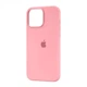 Чехол для iPhone 16 Pro Max силиконовый Soft-touch Silicone Case Full Size (AA) Light Pink - изображение 1