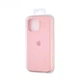 Чехол для iPhone 16 Pro Max силиконовый Soft-touch Silicone Case Full Size (AA) Light Pink - изображение 3