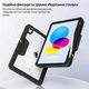 Чехол для планшета BeCover Rugged Origami Transparent для Apple iPad 10.9" (2022/2024)/iPad (А16) 2025 11" с креплением для стилуса Apple Pencil Black (BC_714966) - изображение 6