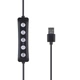 Лампа RGB JM33-13 33cm (Heart Style) Чорний - зображення 3