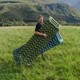 Матрас туристический надувной одноместный Naturehike CNK2550WS019, 200х60х6.5 см, зеленый со встроенной помпой для надувания - изображение 5
