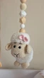 Напольный мобиль BABY GYM с игрушками, стойка Монтессори, тренажер для младенцев, девочки Зайка и Барашек - изображение 6
