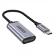 Адаптер-перехідник USB Type-C на DP Choetech HUB-H11-GY-V2 - зображення 1