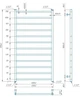 Водяна рушникосушка Mario INOX Флет 1170х630/600мм (1.8.044724.P) - зображення 4