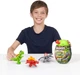 Яйце Zuru Smashers Mini Jurassic Light Up Dino Egg Stegosaurus сюрприз динозавр - зображення 6