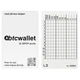 Мнемонічний планшет Lapua Seed phrase keeper, з логотипом Btcwallet 12+1 BIP39 слів 3шт (LSPKLBTCW) - изображение 3