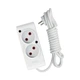 Сетевой удлинитель TECCO 2м 2 поста white - изображение 1