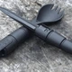 Набір вилка-ложка-ніж Ka-Bar Tactical Spork Чорний 2000000034829 - зображення 3