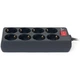 Сетевой фильтр питания REAL-EL RS-8 Protect 5m, black - изображение 5