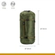 Компрессионный мешок OneTigris Sleeping Bag Stuff Sack 25 л Olive - изображение 3