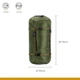 Компрессионный мешок OneTigris Sleeping Bag Stuff Sack 25 л Olive - изображение 11