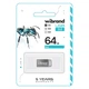 USB флеш накопичувач Wibrand 64GB Ant Silver USB 3.2 Gen 1 - зображення 2