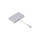 Концентратор Dynamode USB3.1 Type-C to 1хHDMI, 1хRJ-45, 1хUSB 3.0, 1хUSB Type-C Fe - зображення 2