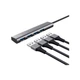 Концентратор Halyx Type-C до 4-Port USB-A 3.2 Grey Trust - зображення 6