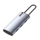 Порт-репликатор ColorWay Docking Station USB-C 5-в-1 Type C PD 100W/USB3.0х3/HDMI 4К - изображение 5