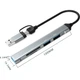 Концентратор Dynamode 5-in-1 USB Type-C/Type-A для 1хUSB3.0, 2xUSB 2.0, card-reader SD/MicroSD - зображення 6