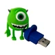 USB флеш накопичувач Wibrand 16GB Mike Wazowski Green USB 2.0 - зображення 3