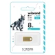 USB флеш накопитель Wibrand 8GB lynx Gold USB 2.0 - изображение 2