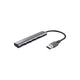 Концентратор Halyx 4-Port USB-A 3.2 Grey Trust - зображення 1