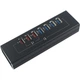 Концентратор Dynamode 4*USB3.0 data ports + 3*2.4А charge with Power Adaptor metal - зображення 2