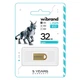 USB флеш накопитель Wibrand 32GB lynx Gold USB 2.0 - изображение 2