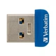USB флеш накопичувач Verbatim 64GB Store 'n' Stay NANO Blue USB 3.2 - зображення 1