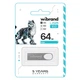 USB флеш накопитель Wibrand 64GB Irbis Silver USB 2.0 - изображение 2
