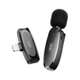 Микрофон XO MKF08B з придушенням шуму lightning Black - изображение 2