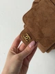 Сумка жіноча 25 Small Handbag Prem карамельний замша торба - зображення 4