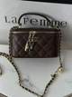 Сумка женская клатч Classic Lambskin шоколадный бочонок - изображение 1
