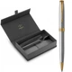 Ручка кулькова Parker SONNET 17 Stainless Steel GT BP + чохол + подар. уп. (84 132b242) - зображення 1