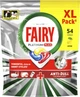 Капсулы для посудомоечных машин Fairy Platinum Plus Все‑в‑1 54 шт (8006530115490) - изображение 1