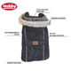 Теплое пальто для собак со съемным капюшоном Boka Dog Coat Hood Nobby Черный 26 см - изображение 3