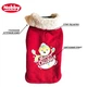 Рождественская кофта для собак с меховым воротником Снеговик Snowman Christmas Dog Pullover Nobby Красный 20 см - изображение 3