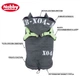 Зимнее пальто для собак с капюшоном и светоотражающей шлеей X04 2 in 1 Dog Coat Hood Nobby Серый 40 см - изображение 2