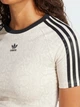 Футболка хлопковая короткая женская Adidas Originals Snake Baby Tee JI8407 2XL Wonder White/Multicolor (4067905535378) - изображение 4