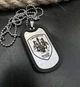 Жетон армійський з індивідуальним гравіюванням комплект ланцюжок нержавіюча сталь і силіконовий бампер - зображення 2