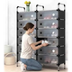 Полиця органайзер стелаж для взуття на 6 полиць дворядна Storage Shoe Rack WFB26207 - зображення 2