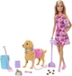 Набор Barbie Прогулка с собачкой (JJB46) - изображение 2