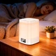 Нічний світильник HOCO HX15 Smart clock night light 7h White - изображение 6